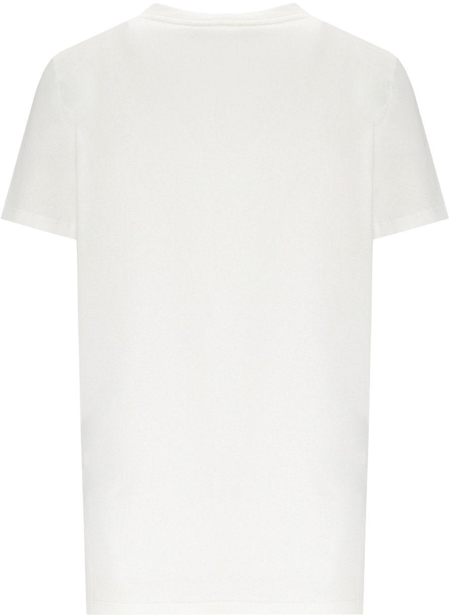 Elisabetta Franchi ELISABETTA FRANCHI T-SHIRT WITH LOGO Wit