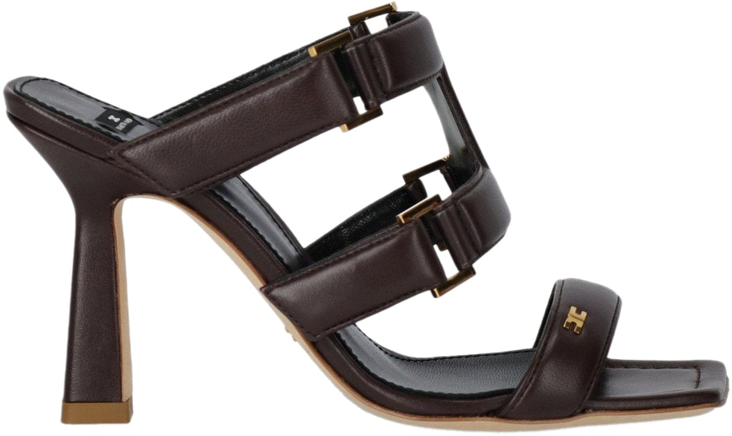 Elisabetta Franchi ELISABETTA FRANCHI HEELED MULE Bruin