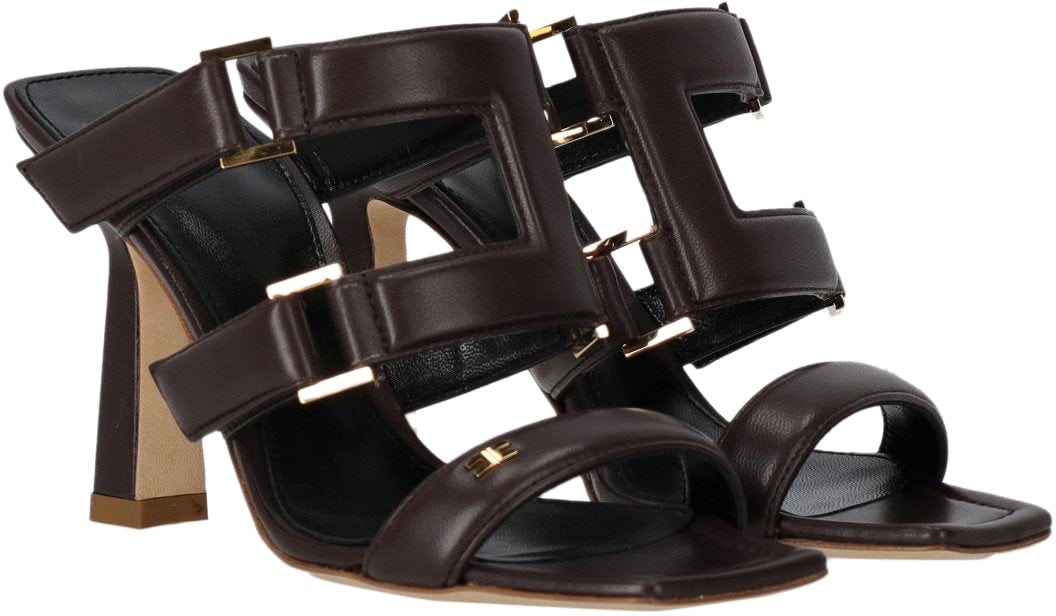 Elisabetta Franchi ELISABETTA FRANCHI HEELED MULE Bruin