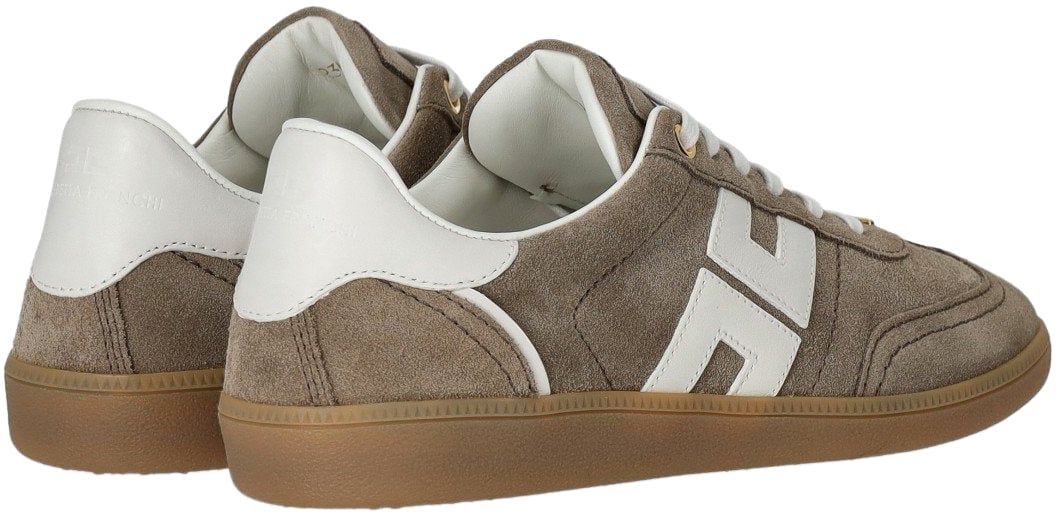 Elisabetta Franchi ELISABETTA FRANCHI SNEAKER WITH LOGO Beige