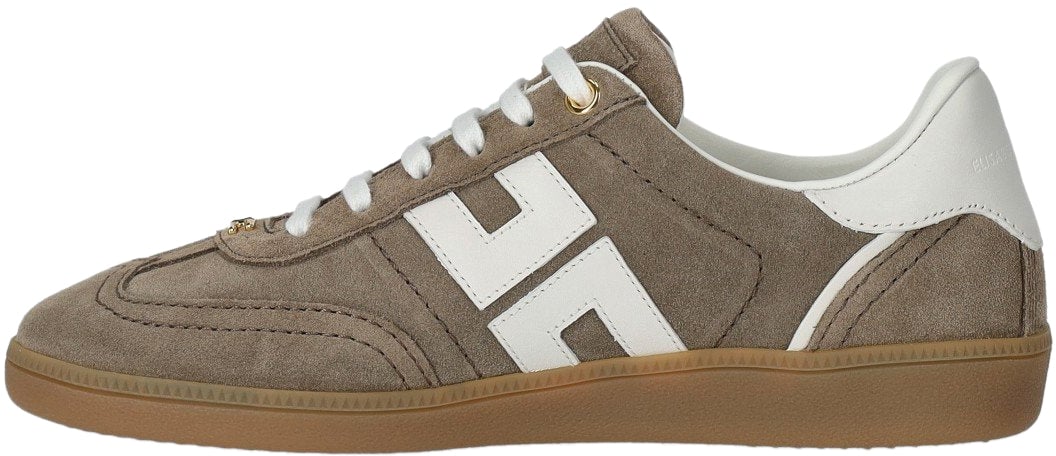 Elisabetta Franchi ELISABETTA FRANCHI SNEAKER WITH LOGO Beige