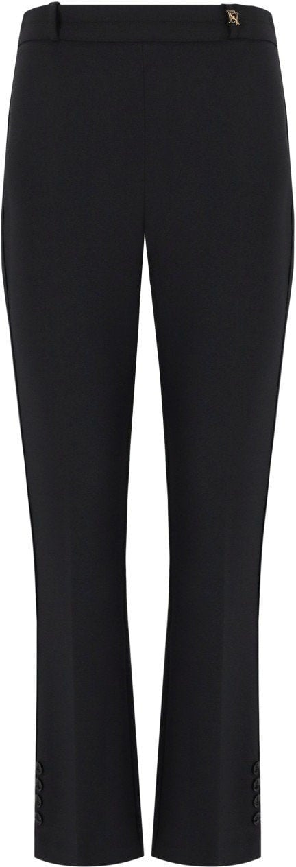 Elisabetta Franchi ELISABETTA FRANCHI FLARE PANTS Zwart