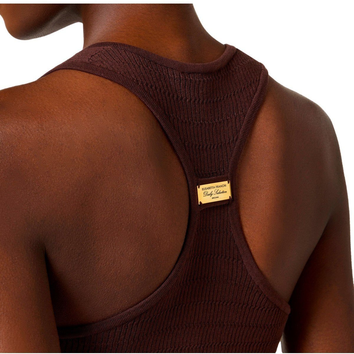 Elisabetta Franchi ELISABETTA FRANCHI KNITTED TOP Bruin