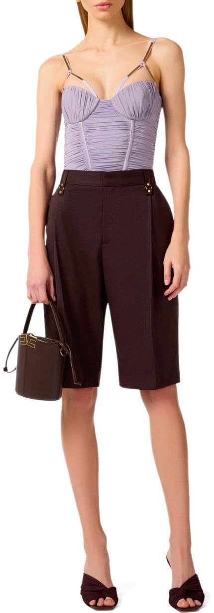 ELISABETTA FRANCHI BERMUDA SHORTS Bruin