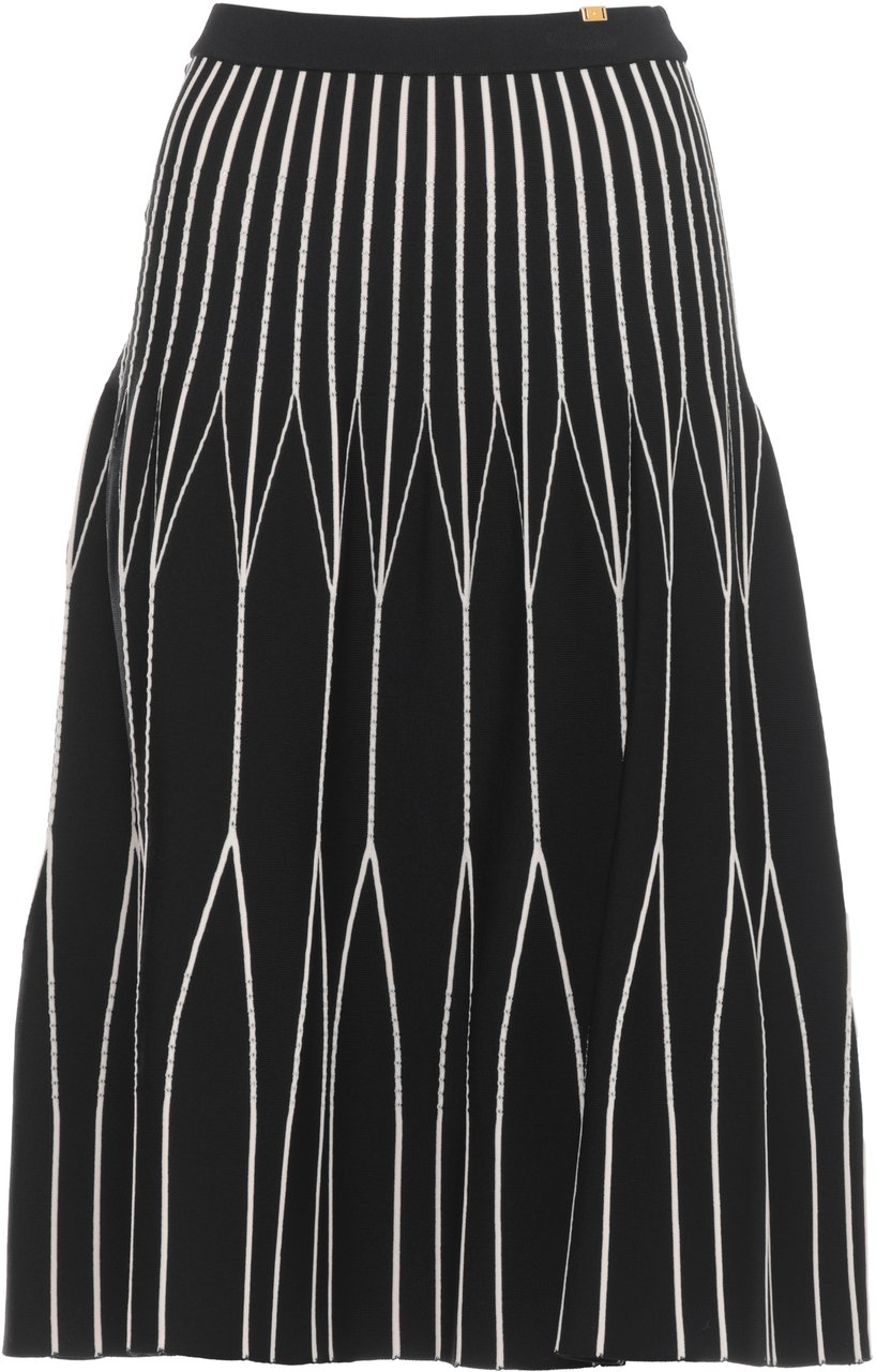 Elisabetta Franchi Skirts Black Zwart