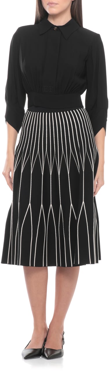 Elisabetta Franchi Skirts Black Zwart