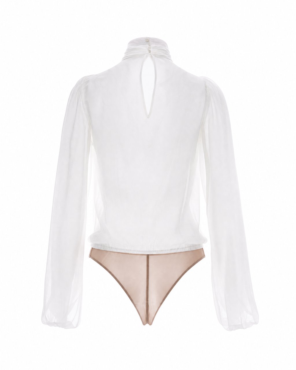 Elisabetta Franchi Top Avorio Wit
