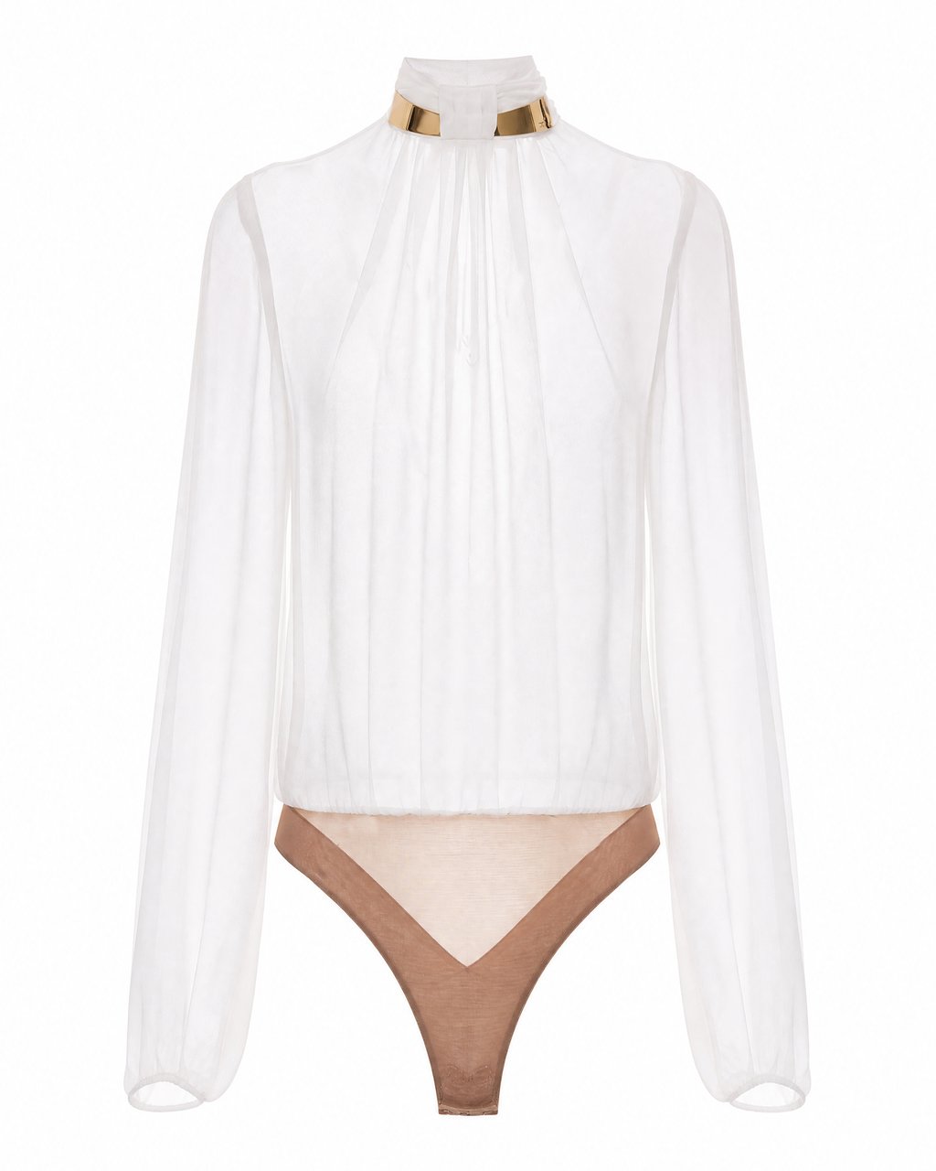Elisabetta Franchi Top Avorio Wit