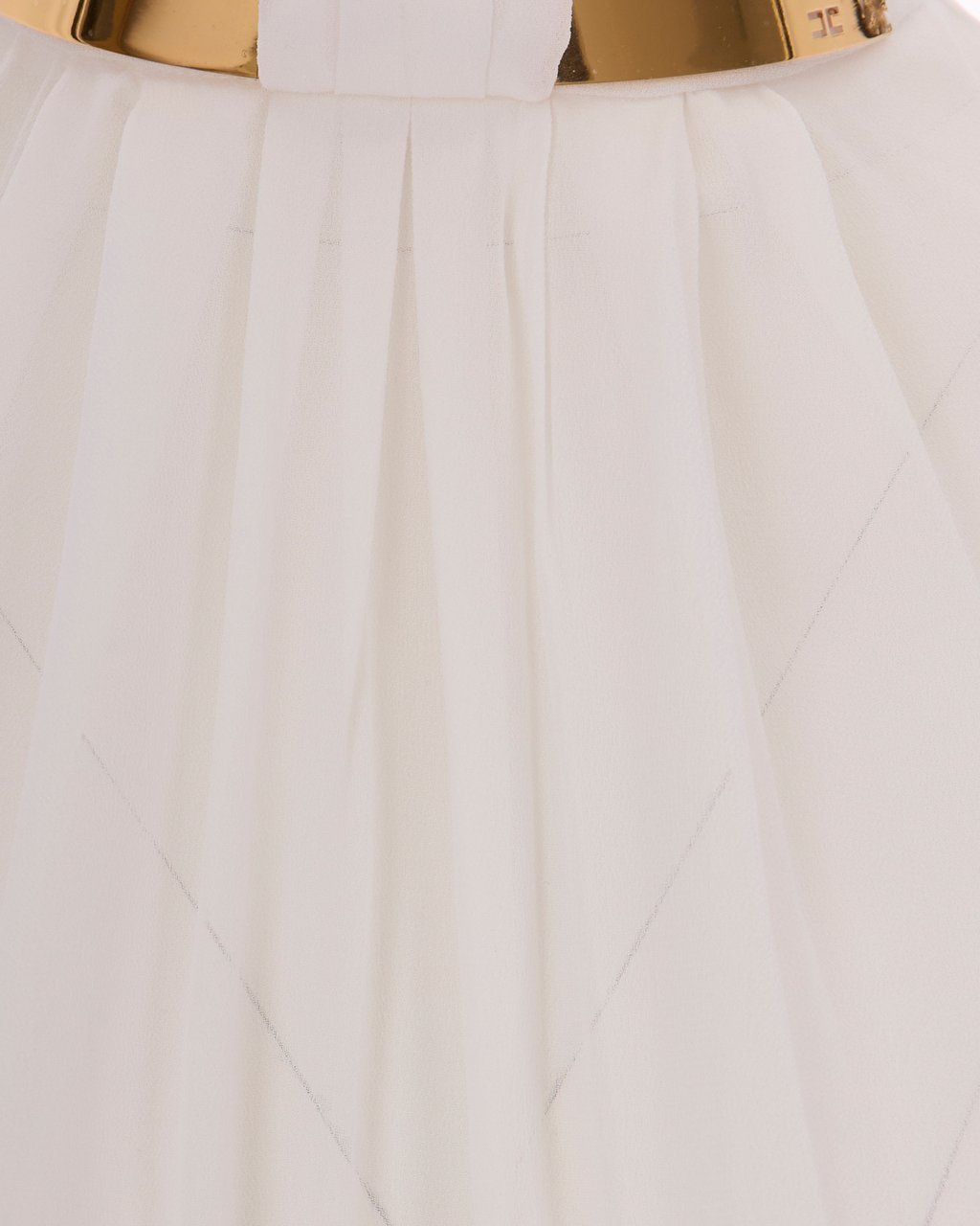 Elisabetta Franchi Top Avorio Wit