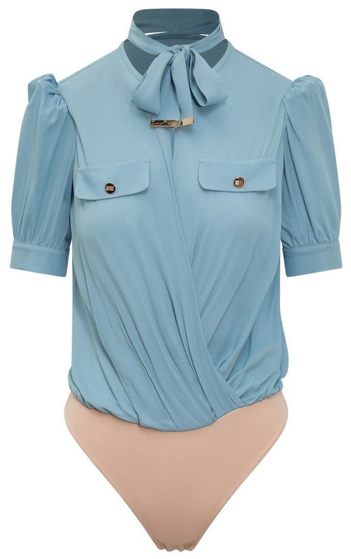 Elisabetta Franchi  Women Blouse Lichtblauw