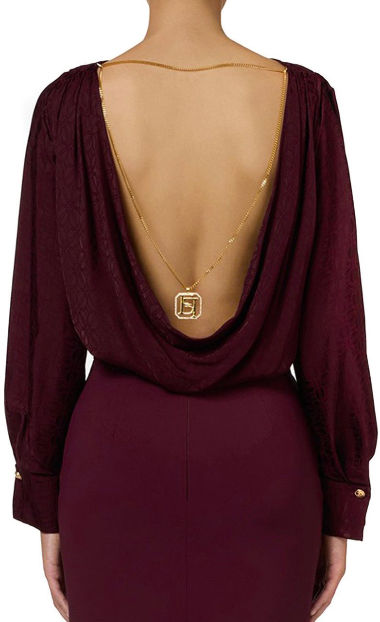 Elisabetta Franchi Women Blouse Maroon