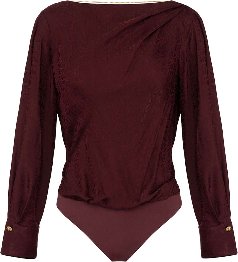 Elisabetta Franchi Women Blouse Maroon