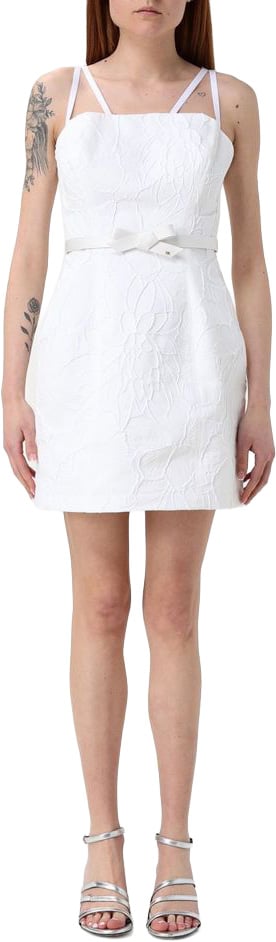 Elisabetta Franchi Beige Polyester Casual Dress Divers