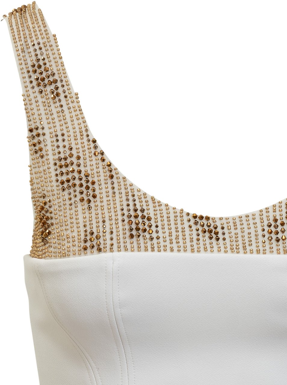 Elisabetta Franchi Abito con Strass Wit