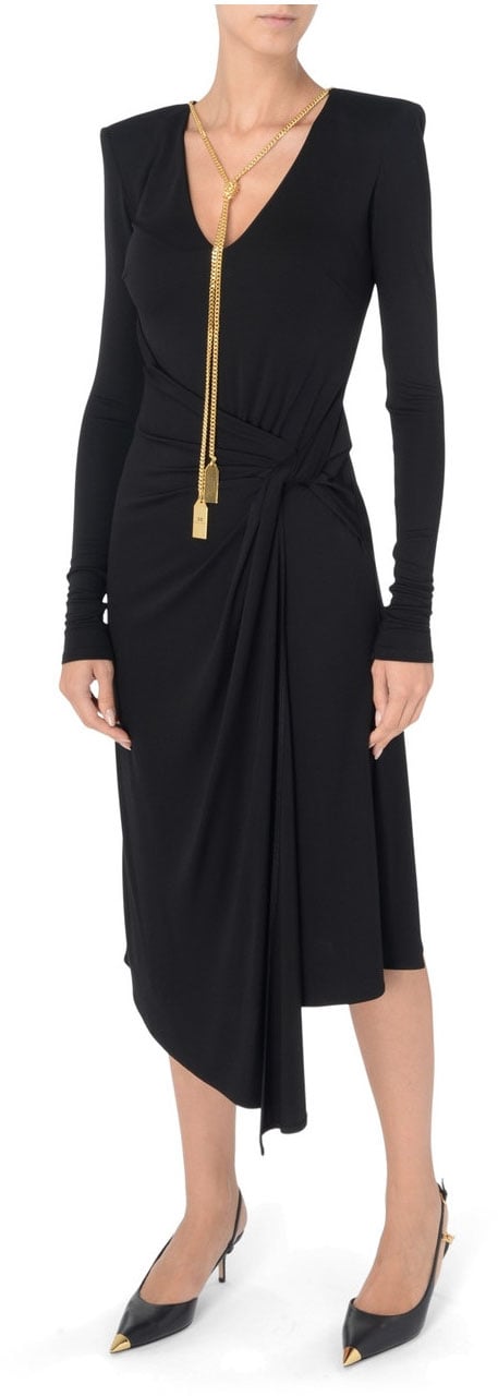 Elisabetta Franchi Dress Black Zwart