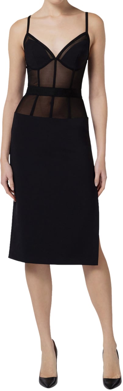 Elisabetta Franchi Dresses Black Zwart