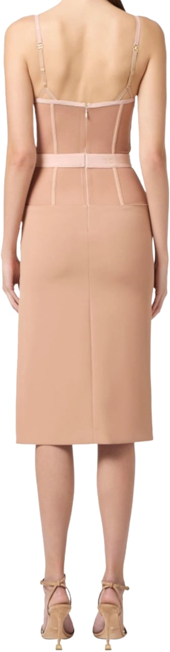 Elisabetta Franchi Dresses Nude Neutraal