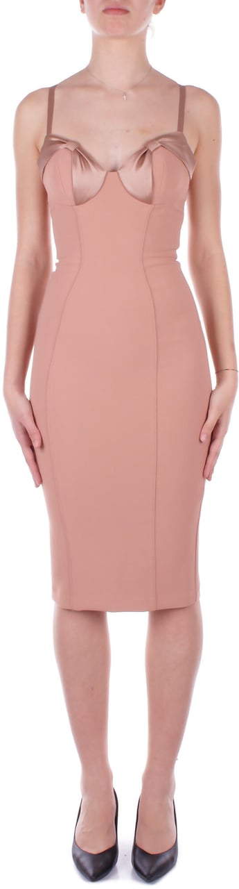 Elisabetta Franchi Dresses Nude Neutraal