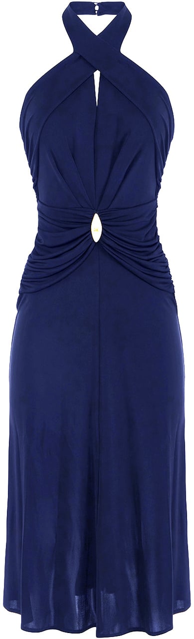 Elisabetta Franchi Dresses Blue Blauw