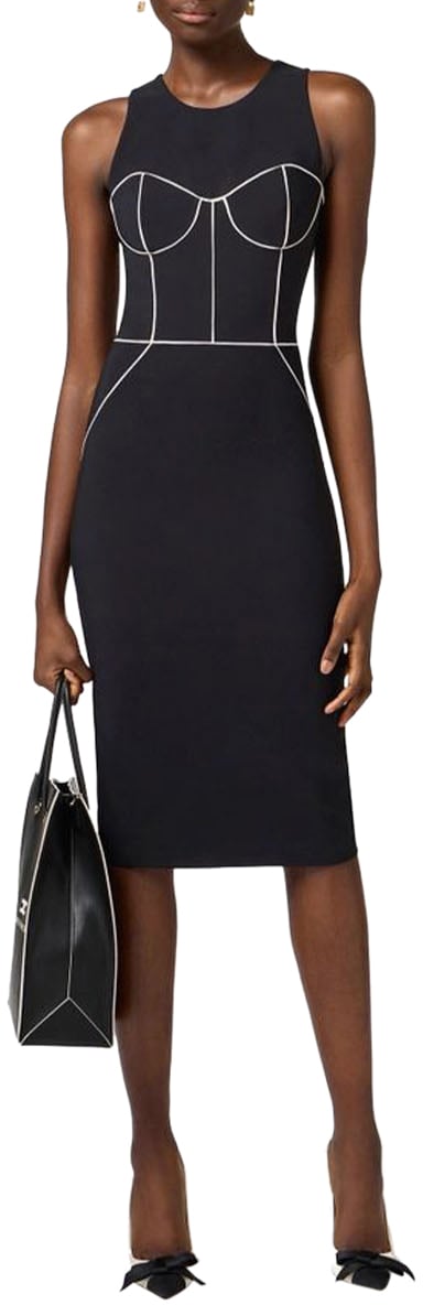 Elisabetta Franchi Dresses Black Zwart