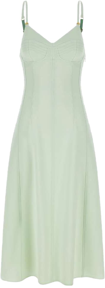 Elisabetta Franchi Dresses Green Groen