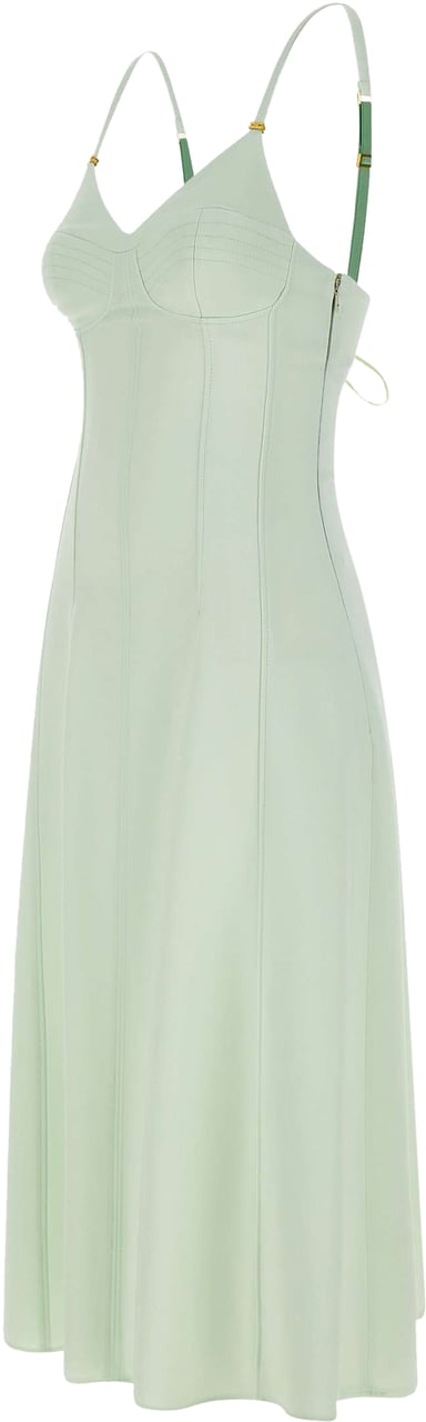 Elisabetta Franchi Dresses Green Groen