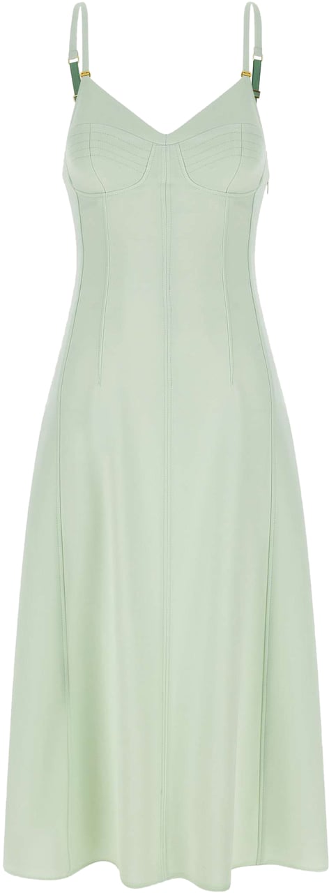 Elisabetta Franchi Dresses Green Groen