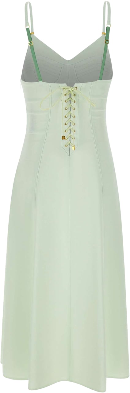 Elisabetta Franchi Dresses Green Groen