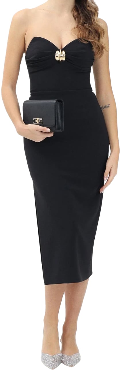 Elisabetta Franchi Dresses Black Zwart