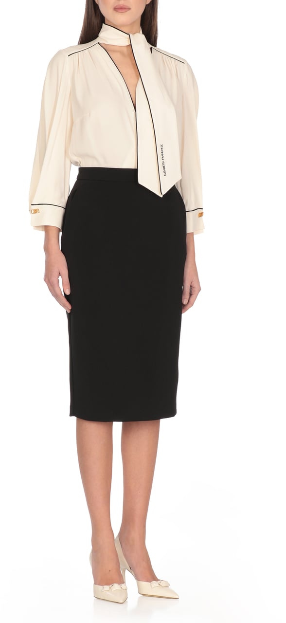 Elisabetta Franchi Dresses Ivory Wit