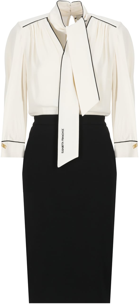 Elisabetta Franchi Dresses Ivory Wit