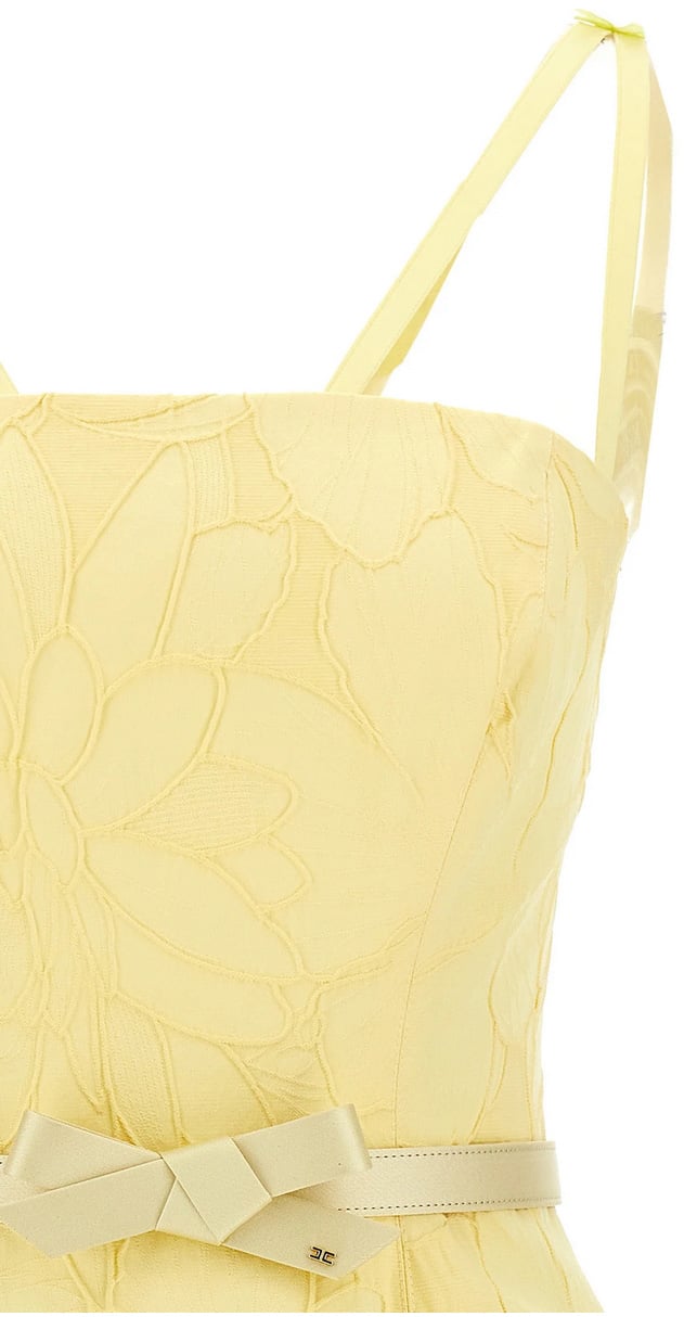 Elisabetta Franchi Dresses Yellow Geel