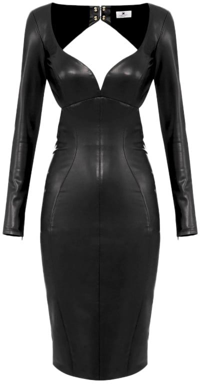 Elisabetta Franchi Dresses Black Zwart