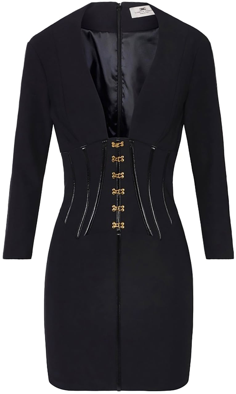Elisabetta Franchi Dresses Black Zwart