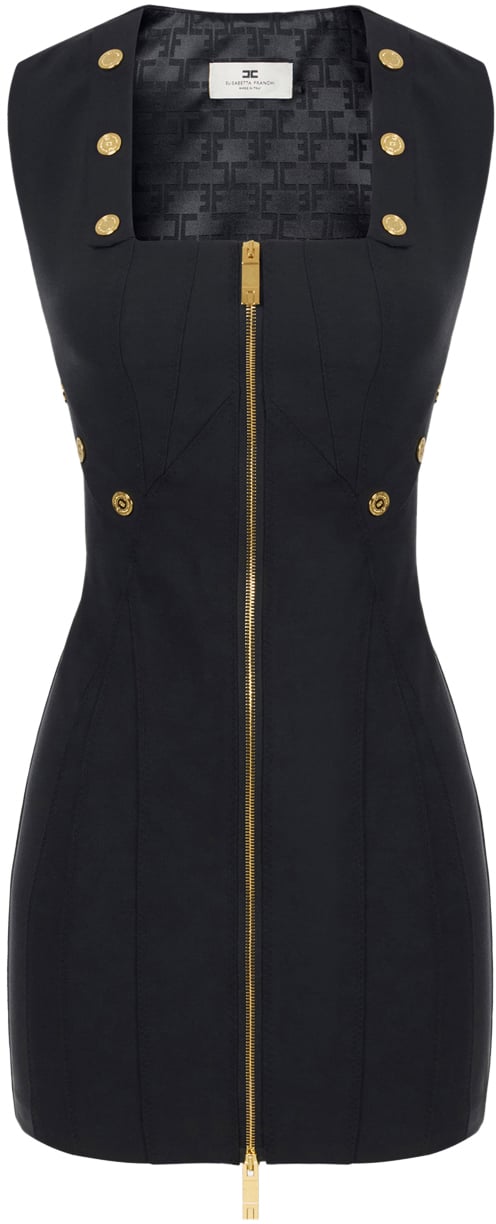 Elisabetta Franchi Dresses Black Zwart