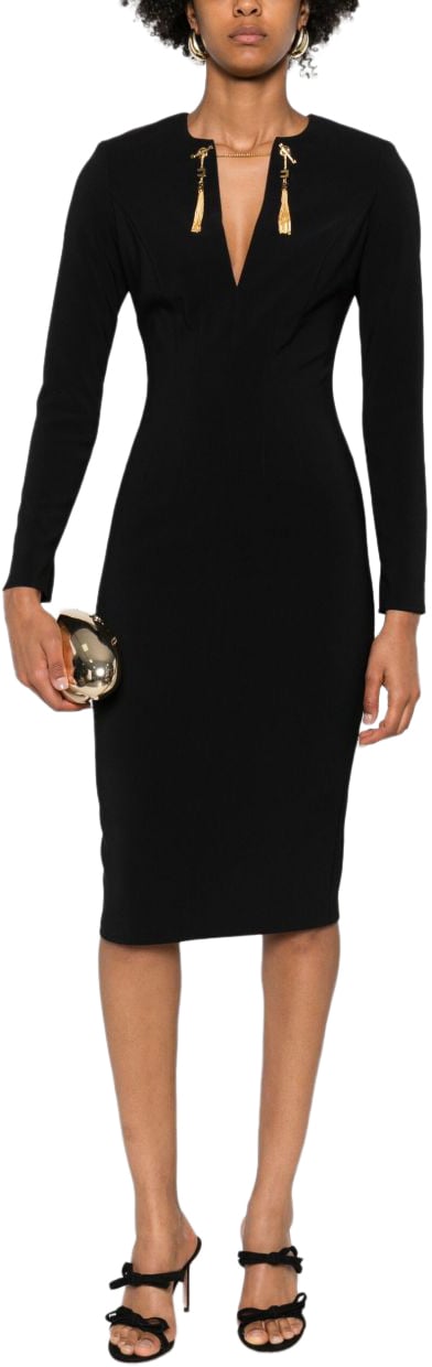 Elisabetta Franchi Dresses Black Zwart