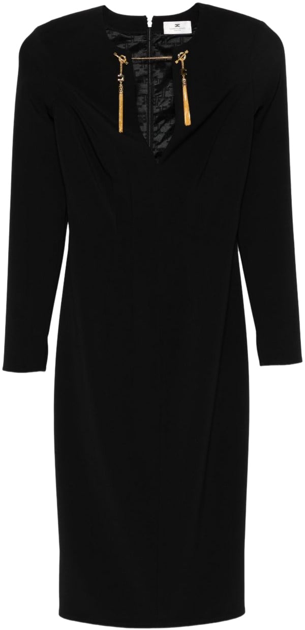 Elisabetta Franchi Dresses Black Zwart