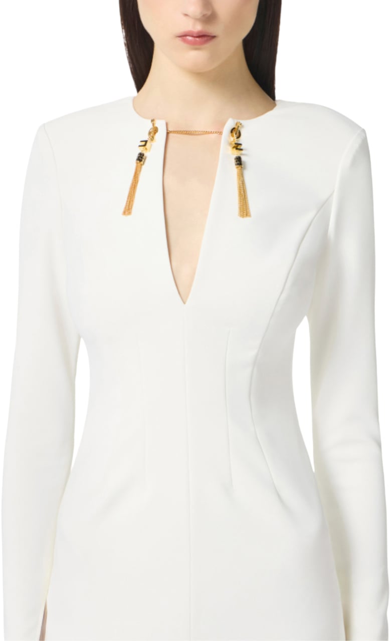 Elisabetta Franchi Dresses Ivory Wit