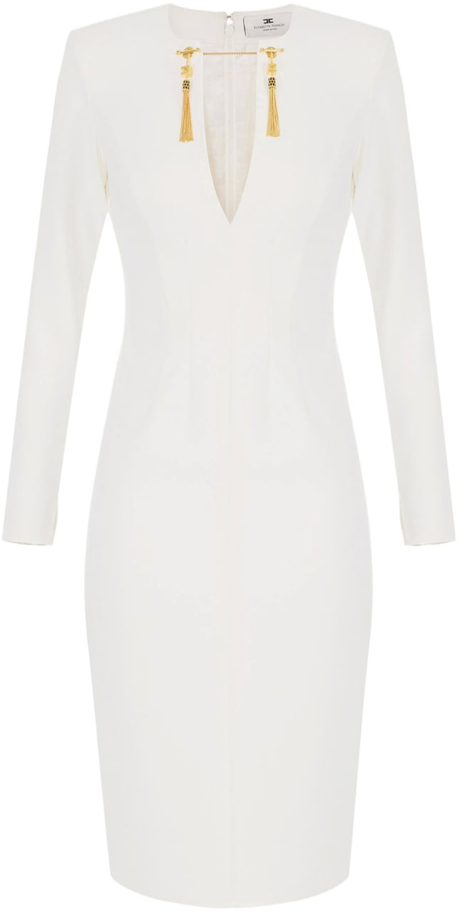 Elisabetta Franchi Dresses Ivory Wit
