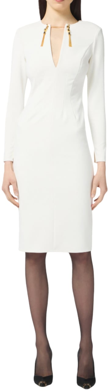 Elisabetta Franchi Dresses Ivory Wit
