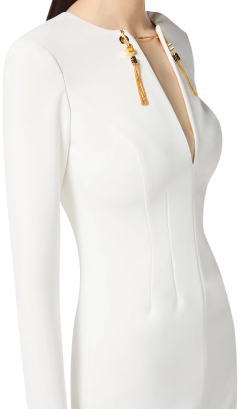 Elisabetta Franchi Dresses Ivory Wit
