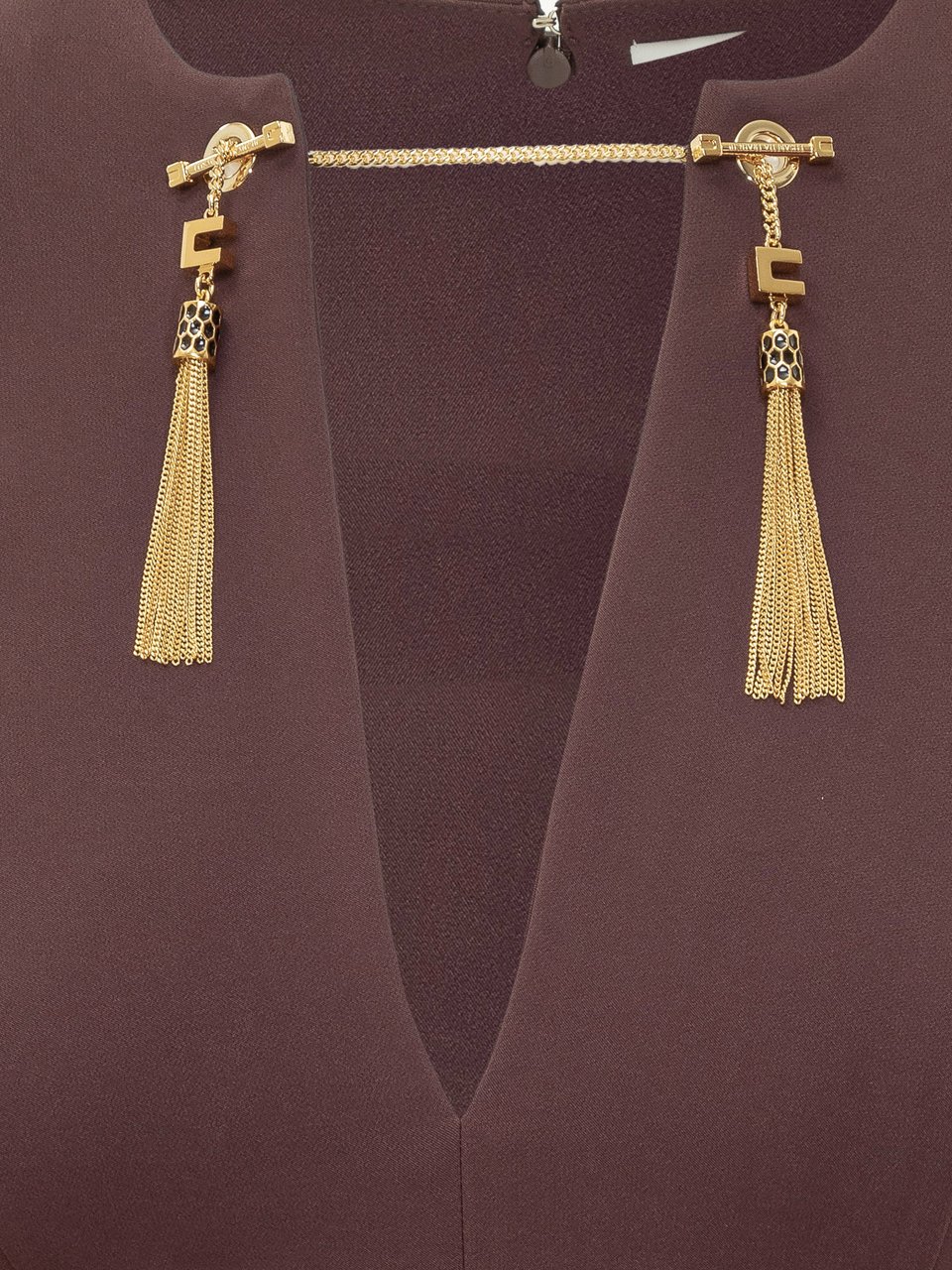 Elisabetta Franchi Elisabetta Franchi Abito con Dettagli Gioiello Rood