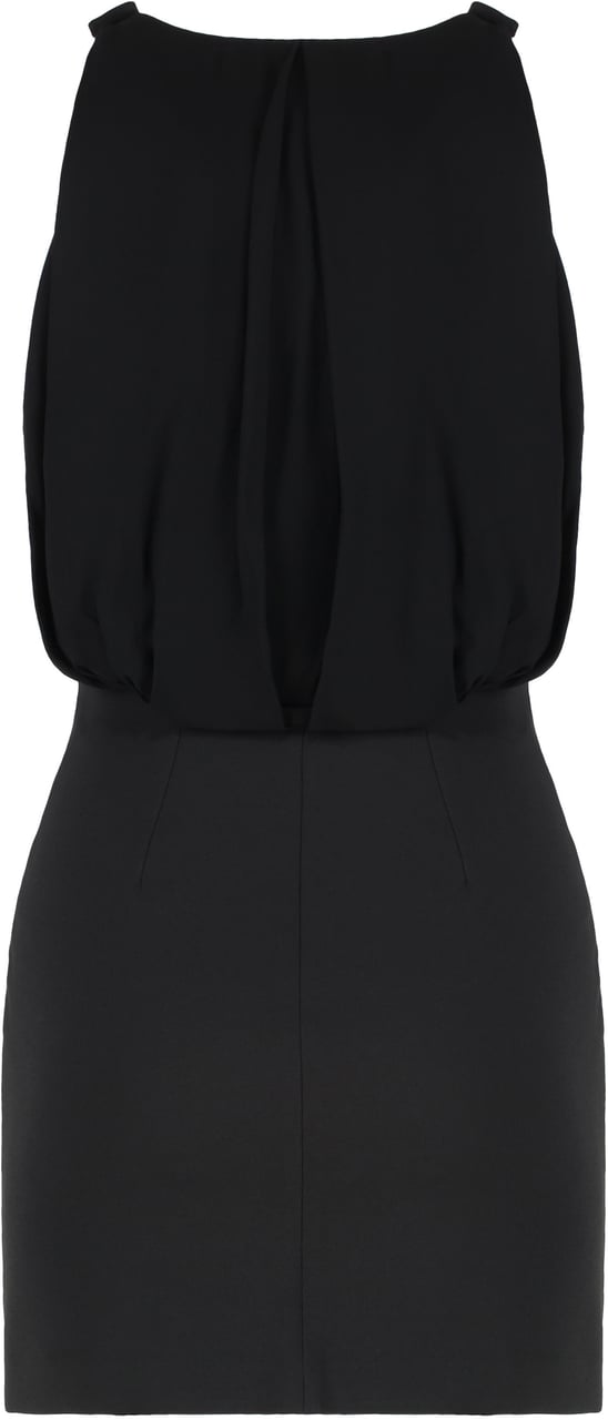 Elisabetta Franchi Crepe dress Zwart