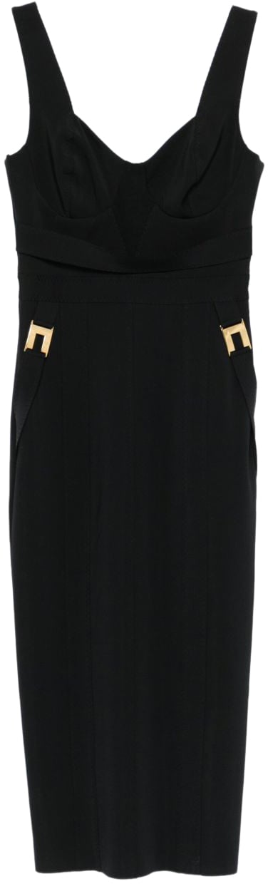 Elisabetta Franchi Dresses Black Zwart