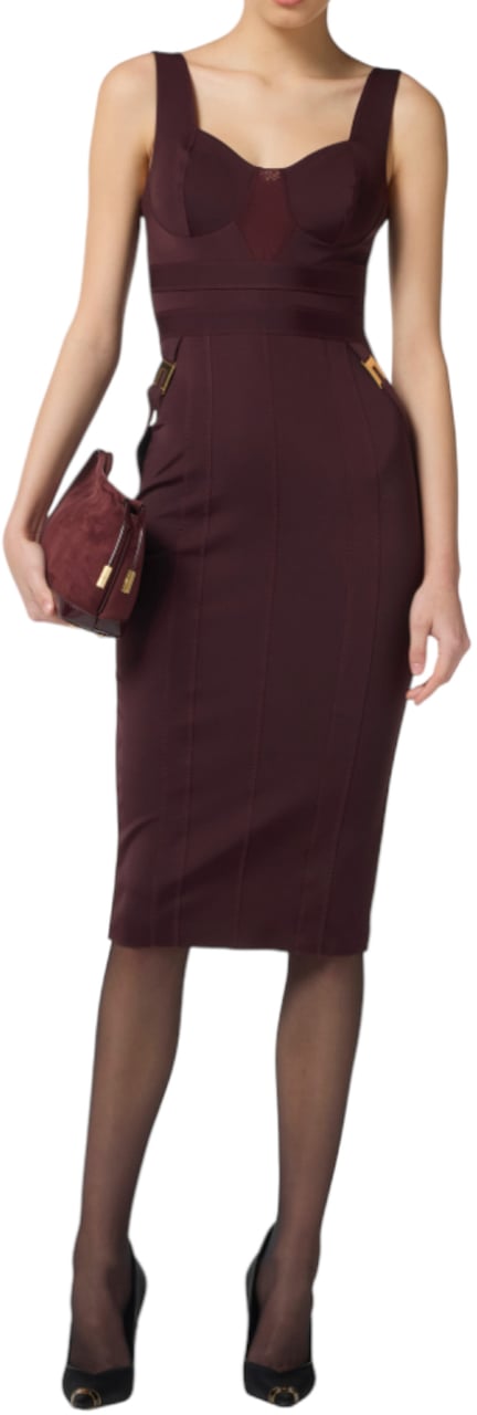 Elisabetta Franchi Dresses Merlot Rood