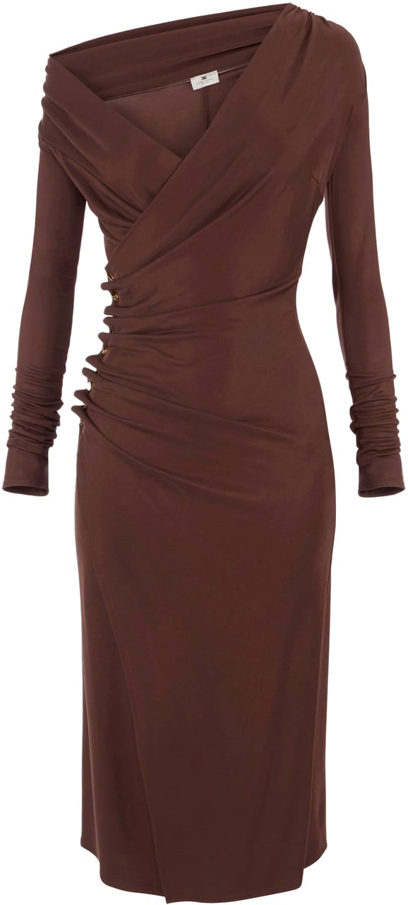 Elisabetta Franchi Dresses Coffee Bruin