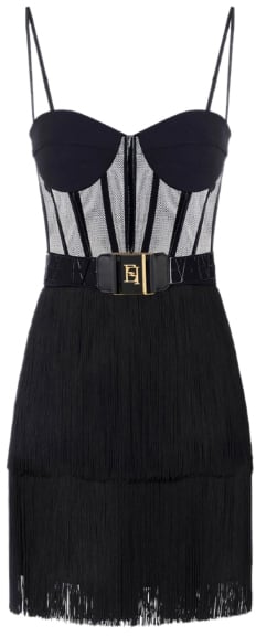 Elisabetta Franchi Dresses Black Zwart