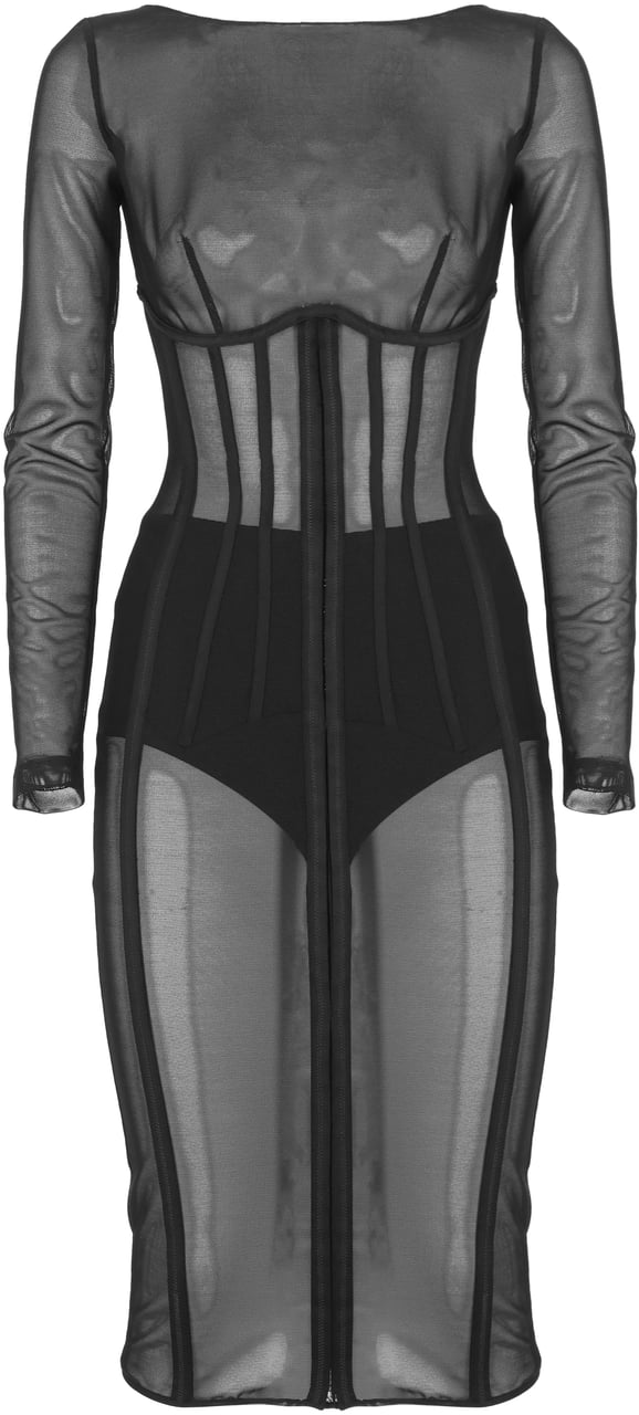 Elisabetta Franchi Dresses Black Zwart