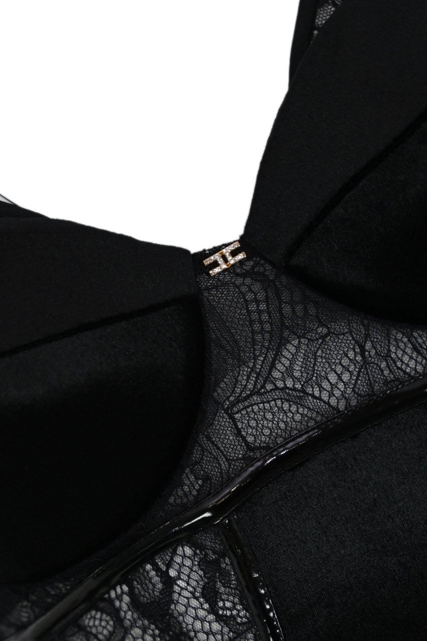 Elisabetta Franchi Dresses Black Zwart