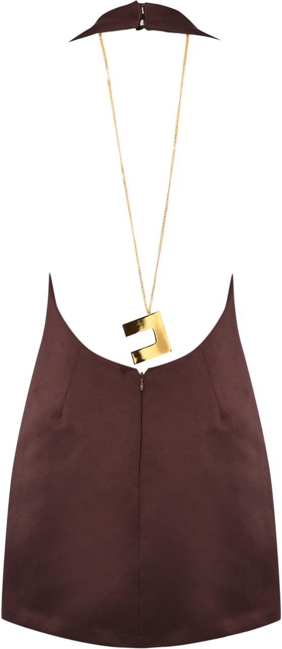 Elisabetta Franchi Dresses Brown Bruin